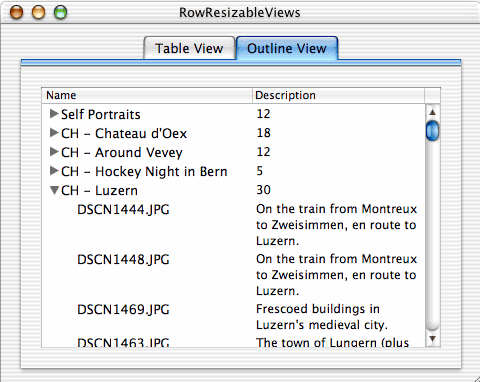 RowResizableViews Demo: RowResizableOutlineView